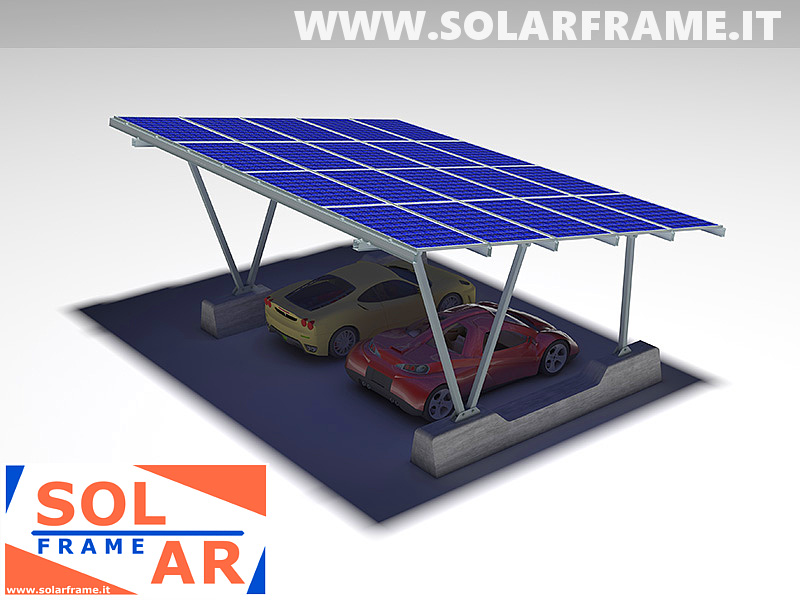 carport pensilina pannelli solari fotovoltaici struttura 11 carport parking parcheggio