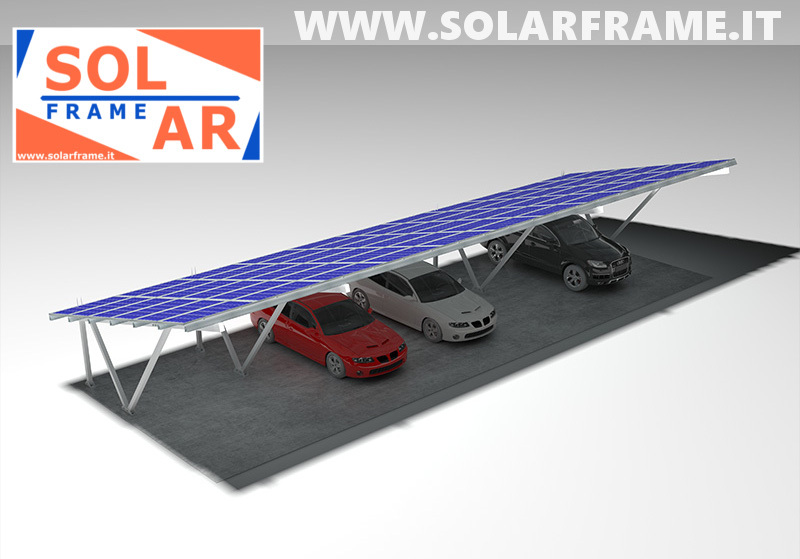 carport pensilina pannelli solari fotovoltaici struttura 11 carport parking parcheggio serie madelux