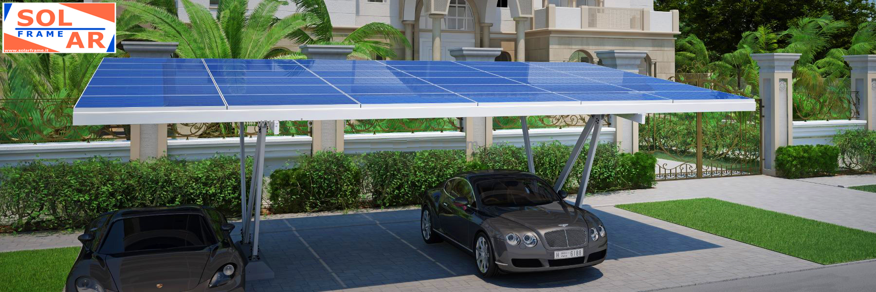 carport pensilina pannelli solari fotovoltaici struttura 11 carport parking parcheggio solarframe madelux