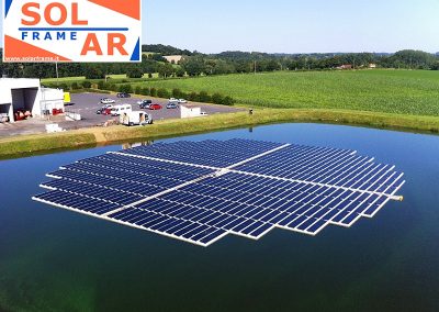 carport pensilina pannelli solari fotovoltaici struttura carport parking parcheggio solarframe madelux lago galleggiante