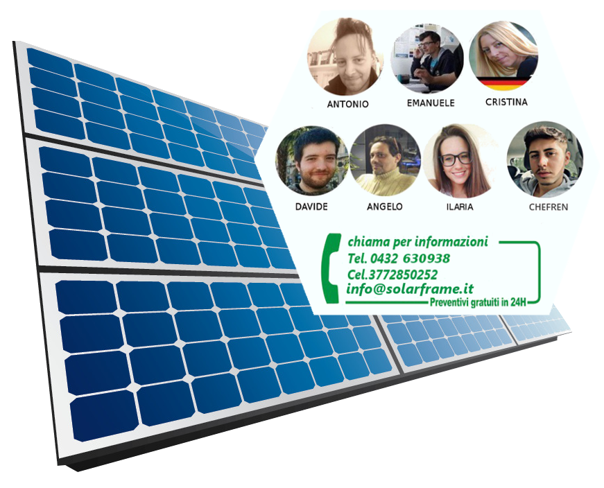 logo personale specializzato pannelli solari fotovoltaici solarfarame