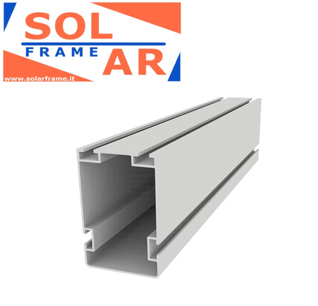 profilo alliminio per struttura sostegno carport piantone pannelli solari fotovoltaici